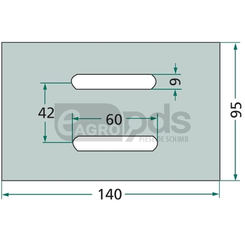 Racleta de plastic - GRANIT [56033 27100539 K]