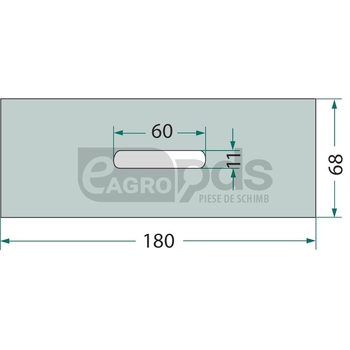 Racleta de plastic - GRANIT [56033 490423.5 K]