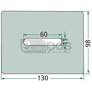 Racleta din tabla - GRANIT [56033 490761.2 B]