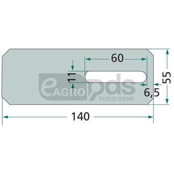 Racleta din tabla - GRANIT [56033 60362 B]