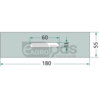 Racleta de plastic - GRANIT [56033 60402 K]