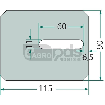 Racleta din tabla - GRANIT [56033 60812 B]