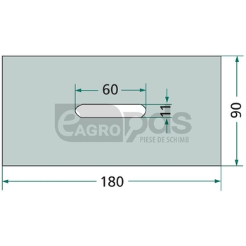 Racleta de plastic - GRANIT [56033 60812 K]
