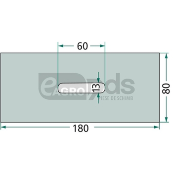 Racleta de plastic - GRANIT [56033 84050027 K]