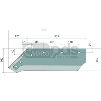 Brazdar cu varf interschimbabil - GRANIT [56034 063017]