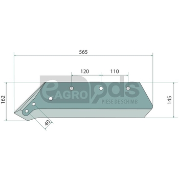 Brazdar cu varf interschimbabil - GRANIT [56034 073004 SET]
