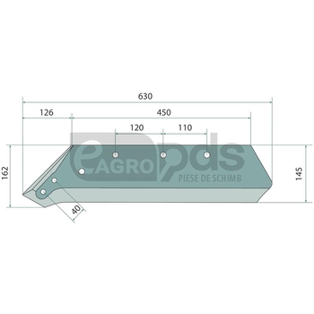 Brazdar cu varf interschimbabil - GRANIT [56034 073007 SET]