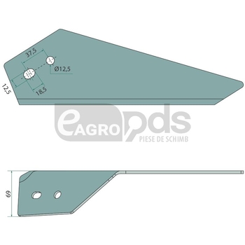 Cutit brazdar - GRANIT [56034 073091]