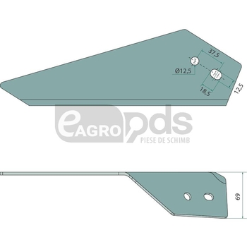 Cutit brazdar - GRANIT [56034 073092 SET]