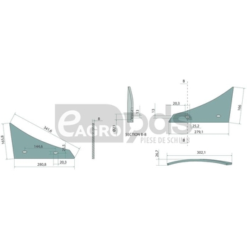 Cormana componenta frontala - GRANIT [56034 073251]