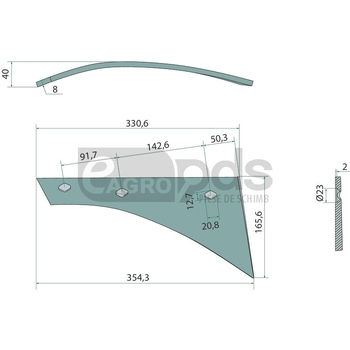 Cormana componenta frontala - GRANIT [56034 073256]