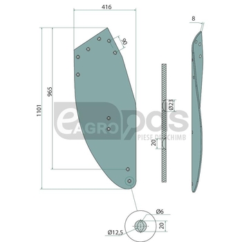 Foaie cormana spate - GRANIT [56034 073286]