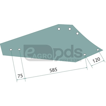 Cormana spate - dreapta, C14S - plug Gregoire-Besson - GRANIT [56037 173404]