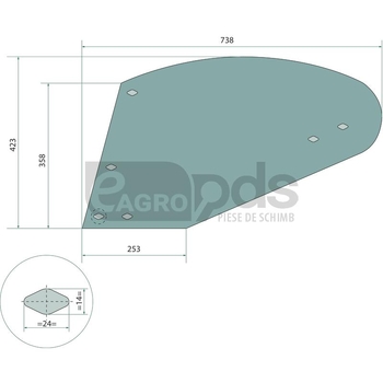 Cormana spate - GRANIT [56046 PK400202]