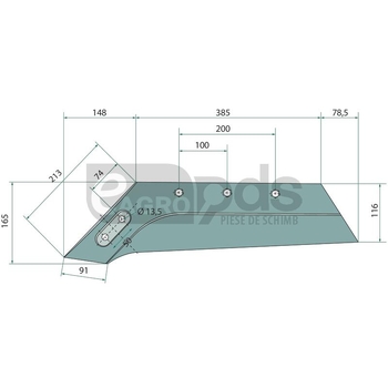 Brazdar cu varf interschimbabil - GRANIT [56046 PK701301]