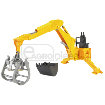 Excavator cu cupa atasata in spate - Bruder [60002338]