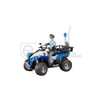 Polizei-quad mit polizist und ausstattung - Bruder [60063010]