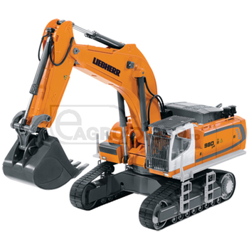 Model excavator pe senile Liebherr R980 SME cu telecomanda RC - Siku [6006740]