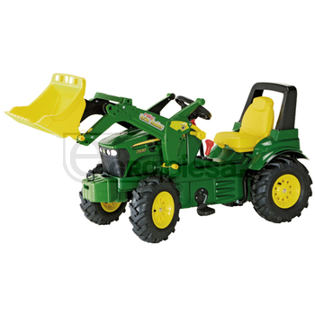 Tractor cu incarcator trac, schimbator de viteze, frana si schimbator de viteze - Rolly Toys [600710126]