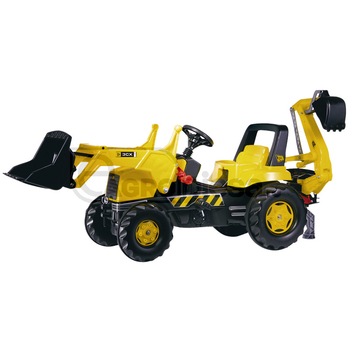 Tractor cu incarcator junior si retroexcavator - Rolly Toys [600812004]