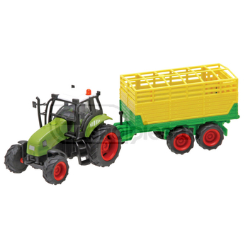 Tractor cu remorca, sunet si lumina, sortat - Kids Globe [600KG510653]