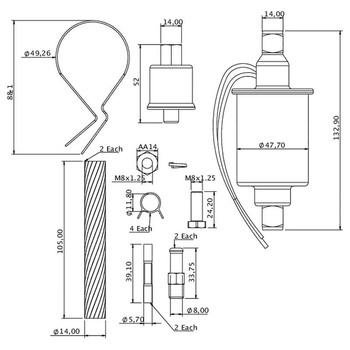 Pompa de ridicare combustibil - KRAMP [86002636KR]