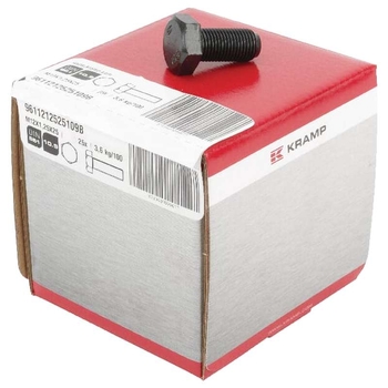 Surub - hex, M12x25, cl10.9, filet fin cpl, DIN961 - KRAMP [9611212525109B]