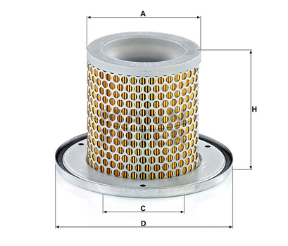 Filtru aer - secundar - MANN-FILTER [C 1342 KIT]