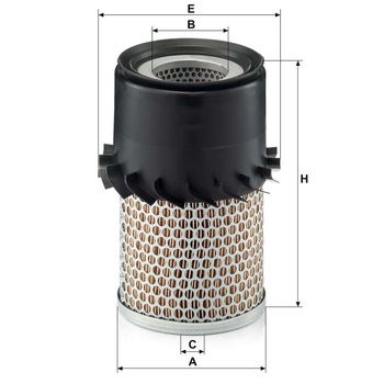 Filtru aer - MANN-FILTER [C 14 138/1]