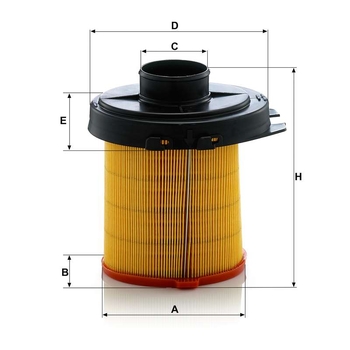 Filtru aer - MANN-FILTER [C 1468]