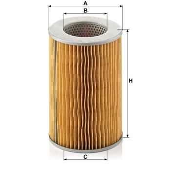 Filtru aer - MANN-FILTER [C 15 124/2]