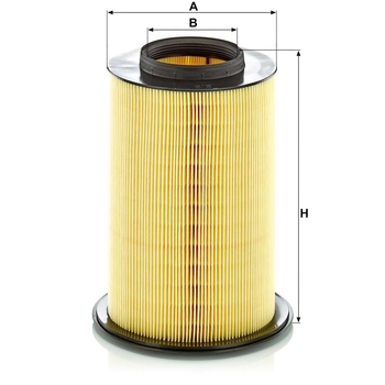 Filtru aer motor - MANN-FILTER [C 16 134/2]