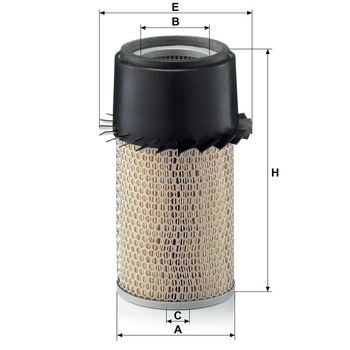 Filtru aer - MANN-FILTER [C 16 190/3 x]