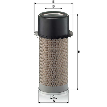 Filtru aer - primar - MANN-FILTER [C 16 302]