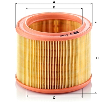 Filtru aer - MANN-FILTER [C 1760]