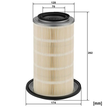 Filtru aer - MANN-FILTER [C 18 028]