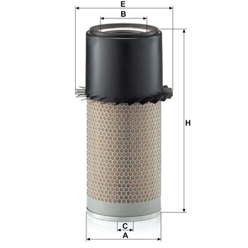 Filtru aer - MANN-FILTER [C 18 436]