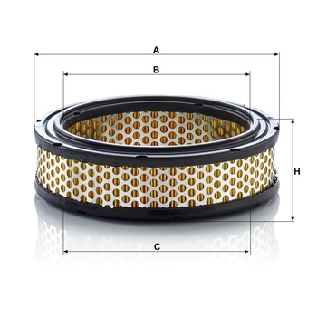 Filtru aer - MANN-FILTER [C 2233]