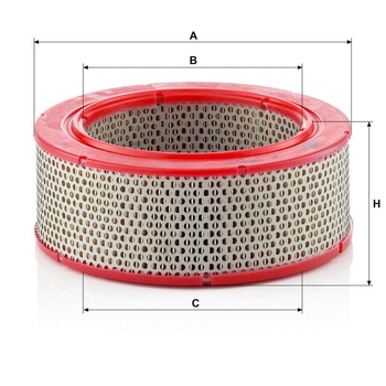 Filtru aer - MANN-FILTER [C 2263]
