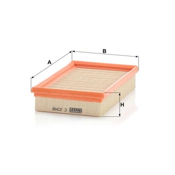 Filtru aer - MANN-FILTER [C 2348]