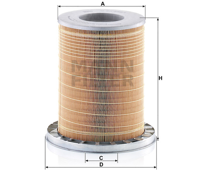 Filtru aer - MANN-FILTER [C 23 589/1]