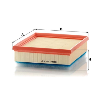 Filtru aer - MANN-FILTER [C 24 024]