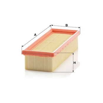Filtru aer - MANN-FILTER [C 2440/1]