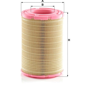 Filtru aer - MANN-FILTER [C 24 642/2]