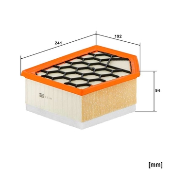 Filtru aer - MANN-FILTER [C 25 091]