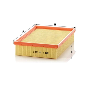 Filtru aer - MANN-FILTER [C 25 101/1]