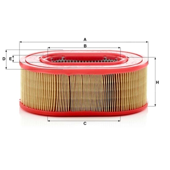 Filtru aer - MANN-FILTER [C 25 124]