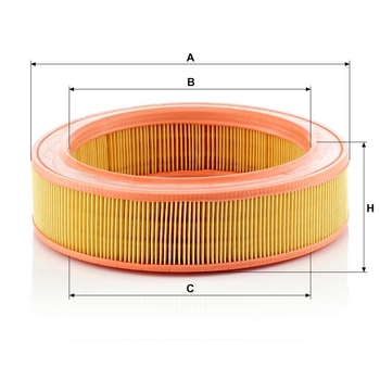 Filtru aer - MANN-FILTER [C 2555/2]