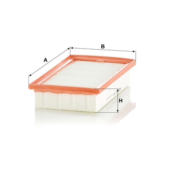 Filtru aer - MANN-FILTER [C 26 048]