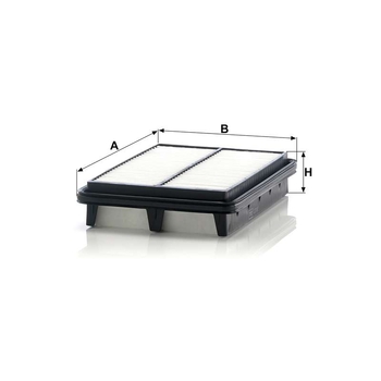 Filtru aer - Hyundai Grandeur 2.2 CRDI, Sonata V (2.0-2.2 CRDI) - MANN-FILTER [C 27 017]